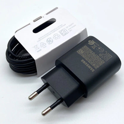 Samsung 25W Super Fast Charger Usb Type C Cargador Adapter For Galaxy S24 S23 S20 S21 S22 Plus A54 A34 Adapter Z Flip Fold 5…