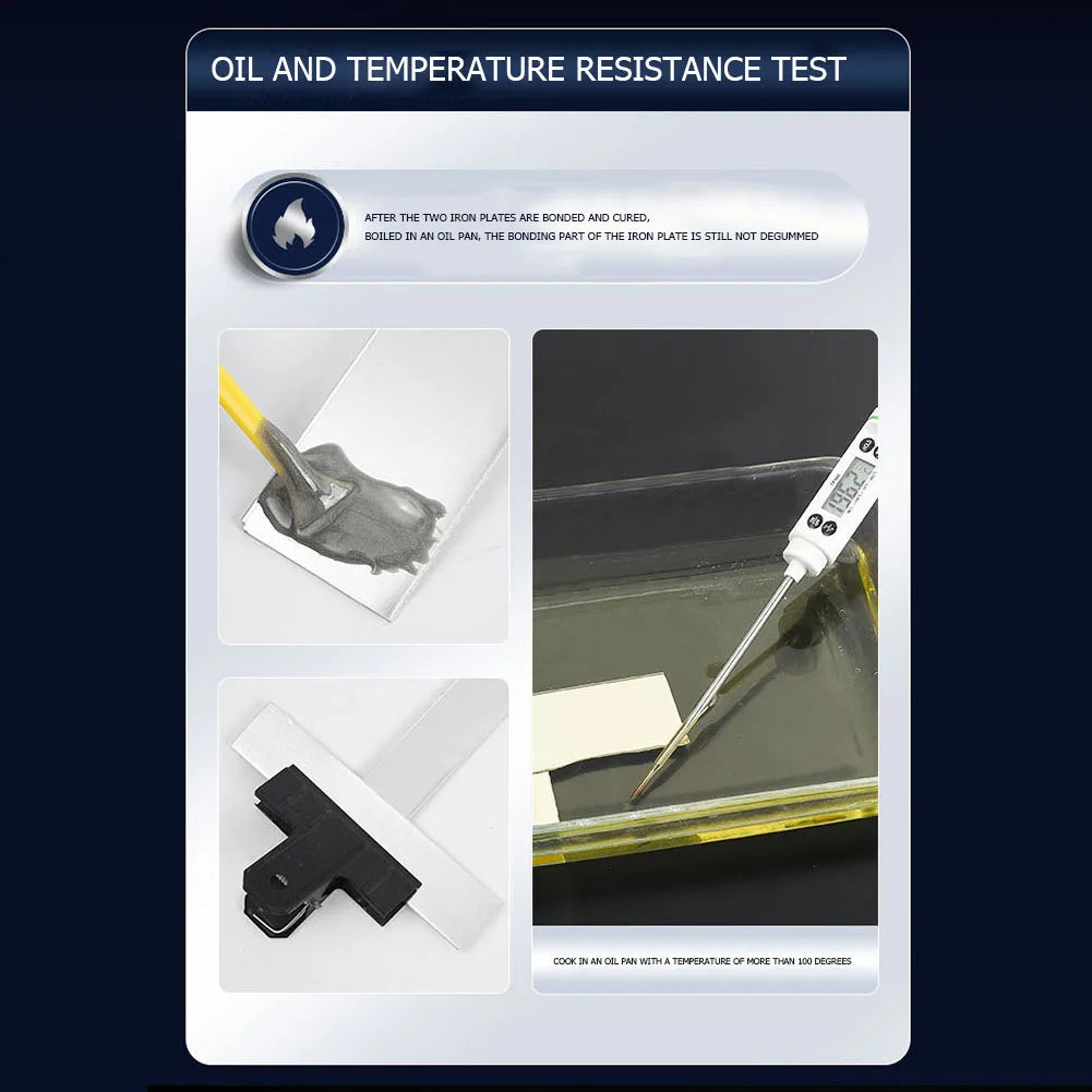 Cold Welding Glue Metal Repair Glue Heat-resistant AB Sealant High-strength Magic Plastic Repair Casting Adhesive Epoxy Resi…