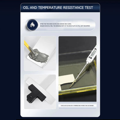 Cold Welding Glue Metal Repair Glue Heat-resistant AB Sealant High-strength Magic Plastic Repair Casting Adhesive Epoxy Resi…