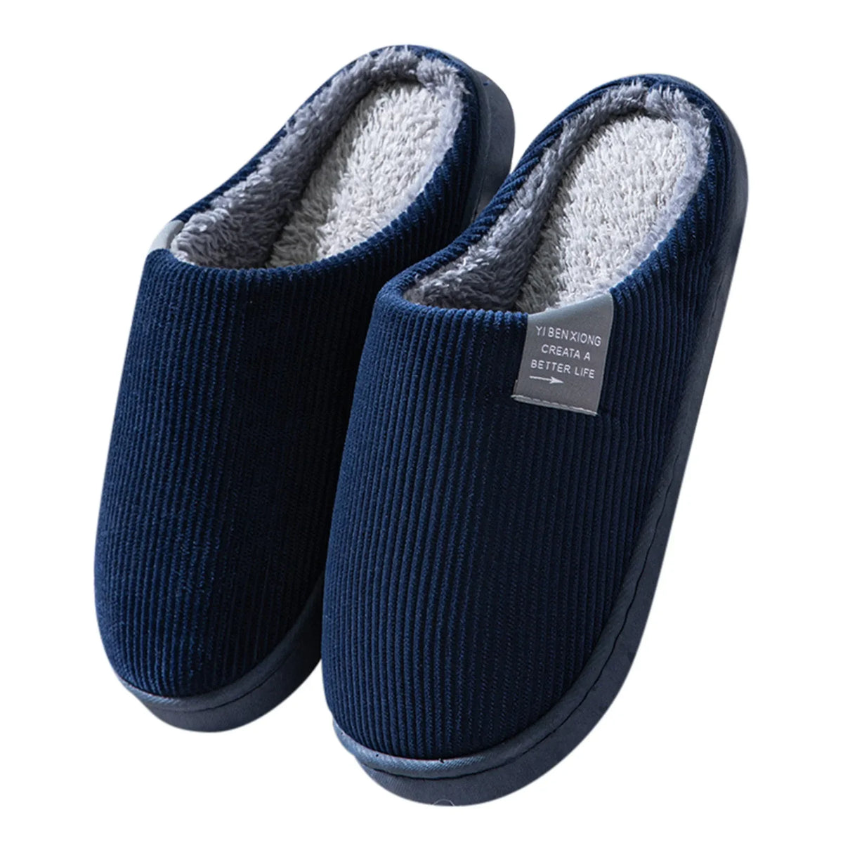 NEW Women's Men's Casual Thick Soft Bottom Home Slippers Household Plush Slippers Anti-slip Thermal Slippers Indoor Winter F…