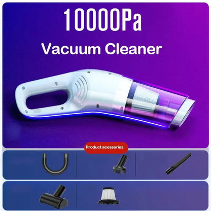 Handheld Home Vacuum Cleaner Rechargeable Portable Vacuum Cleaner Car Home Dual Purpose Wireless Dust Catcher Pet Hair 10000…
