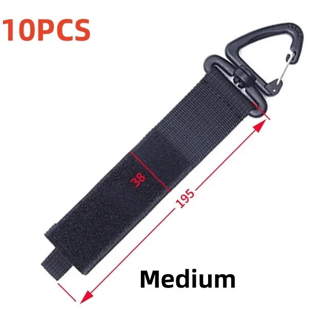 Cord Organizer Holder with Rotate Buckle Wire Manager Power Cord Management Nylon Heavy Cord Storage Straps for Cables Hoses…