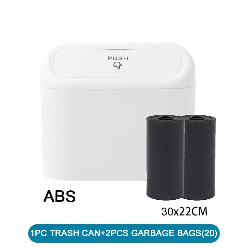 Car Trash Can (with Lid) Contains 60 (300) Garbage Bags, Small Car Trash Can, Leak-proof Mini Car Accessories - image 13