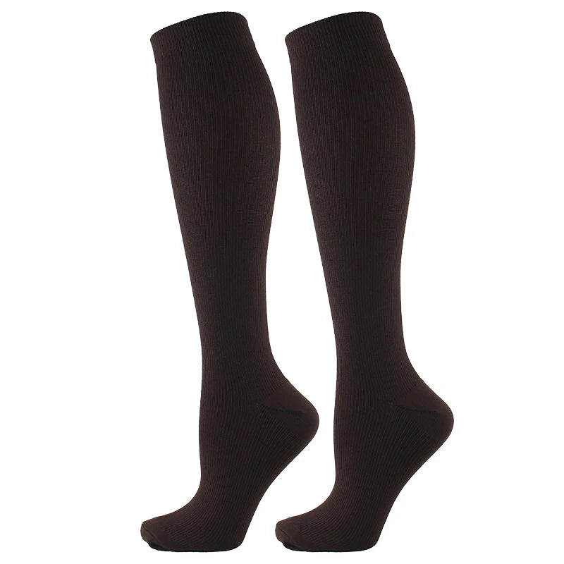 Varicose Veins Compression Socks Fit For Golf Rugby Running Hiking Sports For Anti Fatigue Driving Travel Flight Women Men S…