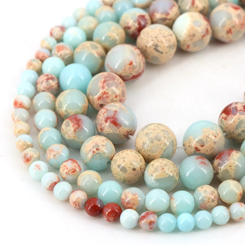 Natural Stone Beads Blue Tiger Eye Crystal Amethyst Rose Quartz Gemstone Bead for Jewelry Making Bracelet Necklace 4/6/8/10M…
