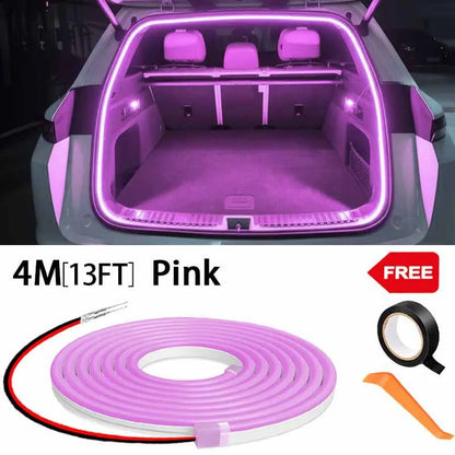 Car High Brightness Trunk Lighting Ambient Light Interior Decoration LED Wiring Free Automatic Sensing Tailgate Light Strip…