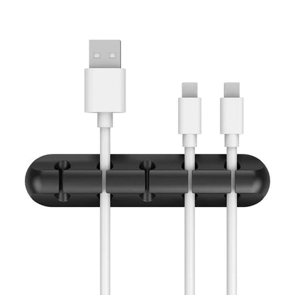 NNBILI Silicone USB Cable Organizer Cable Winder Desktop Tidy Management Clips Cable Holder for Mouse Headphone Wire Organiz…