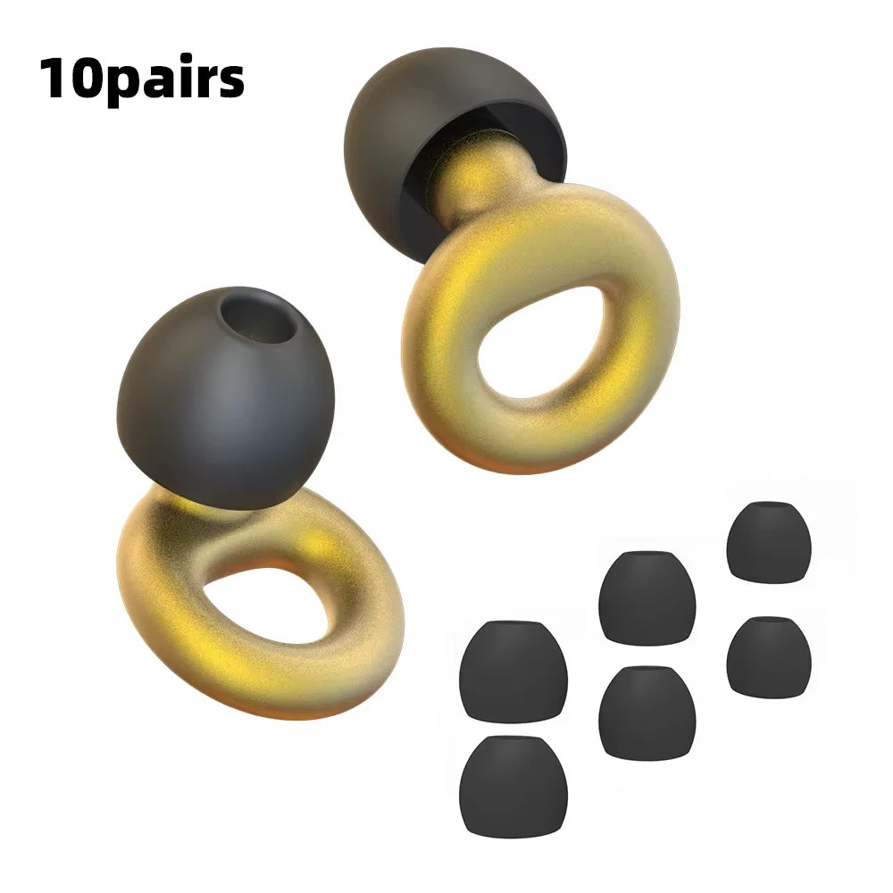 Silicone Earplugs for Swimming Sleep Noise Cancel Noise Reduction-Soundproof Reduce Disturbances -Quality Earplugs - image 30