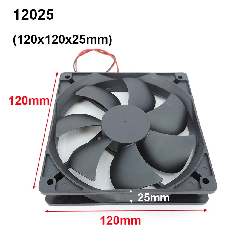 4010 12025 8010 30mm DC 5V 12V 24V Cooling Fan Brushless Motor Case Quiet 40MM 50MM 60MM 70MM 80MM 90MM 120MM for 3D Print 2…