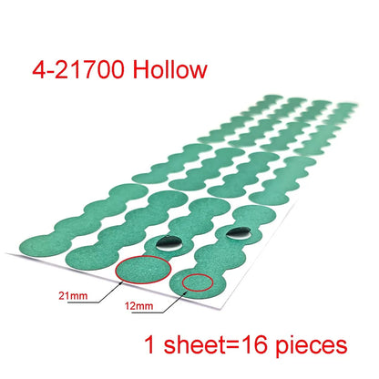 18650 21700 32650 Li-ion Battery Insulation Gasket Barley Paper Battery Pack Cell Insulating Glue Patch Electrode Insulated…