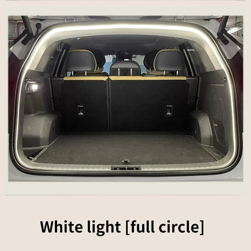 Car high brightness trunk lighting ambient light interior decoration LED wiring free automatic sensing tailgate light strip…