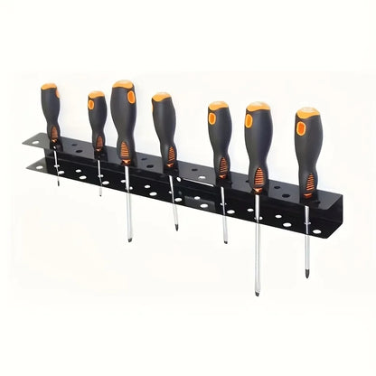 1 Piece Suitable For Garage Wall Mounted Multifunctional Tool Management Metal Screwdriver And Pliers Storage Rack - image 4