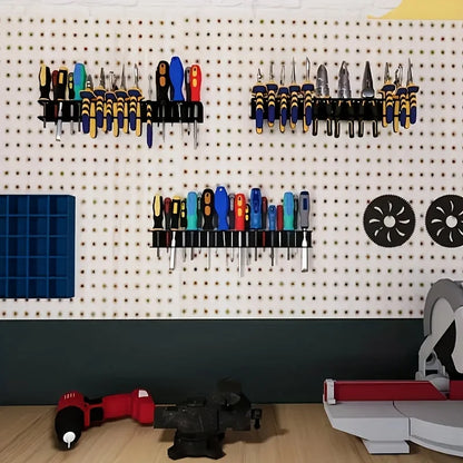 1 Piece Suitable For Garage Wall Mounted Multifunctional Tool Management Metal Screwdriver And Pliers Storage Rack - image 5