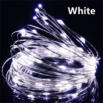 USB Led Fairy Lights Copper Wire String 20M 200LED Holiday Outdoor Lamp Garland For Christmas Tree Wedding Party Decoration…