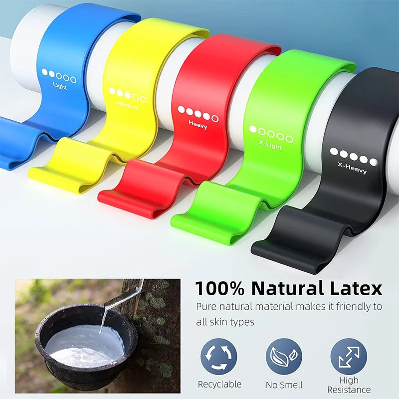Different Resistance Bands Yoga Band Fitness Exercise Training Hip Tension Band Leg Squat Dance Elastic Loop Stretch Band -…