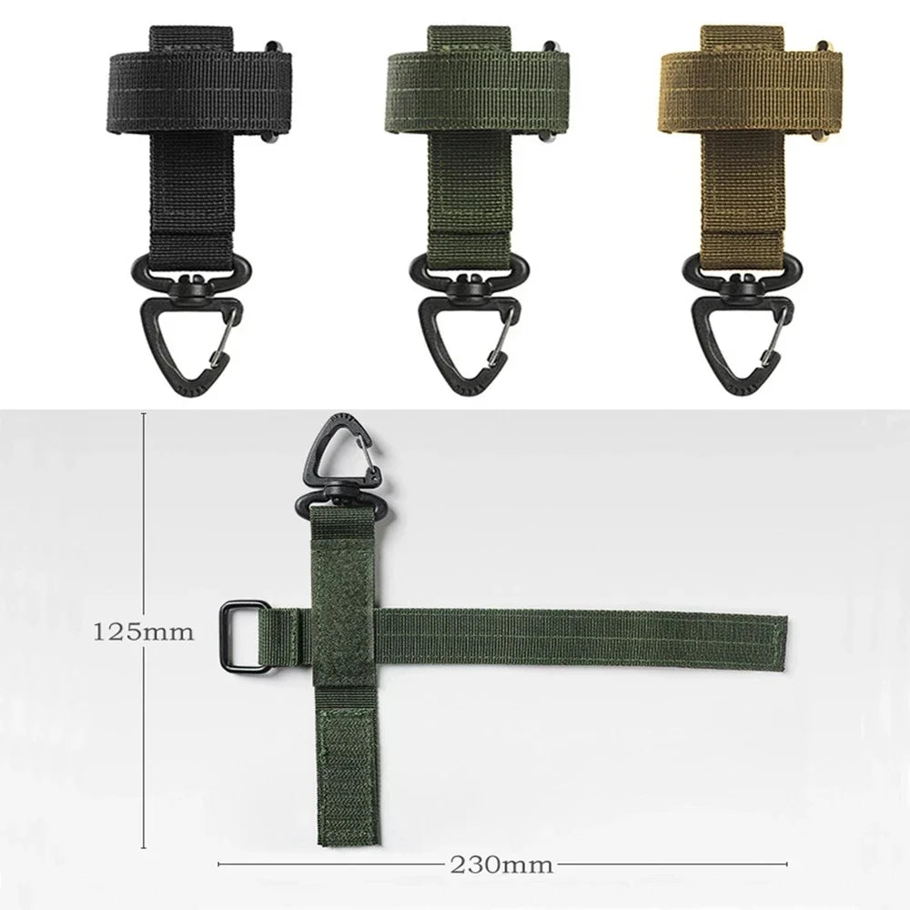 Multi-purpose Nylon Gloves Hook Work Gloves Safety Clip Outdoor Tactical Climbing Rope Camping Hanging Buck Outdoor Camping…
