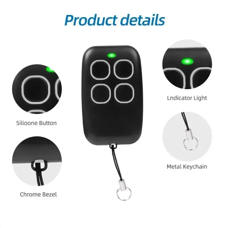 Universal Duplicator Garage Remote Controller Command Clone Self-copying Automation Gate 433.92 MHz 433Mhz Fixed Code - imag…
