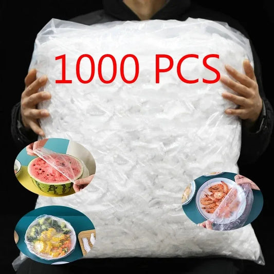 Disposable Food Cover Saran Wrap Bowel Cover Food Grade Fresh-keeping Plastic Bag Kitchen Storage Accessories Elastic Bowl C…