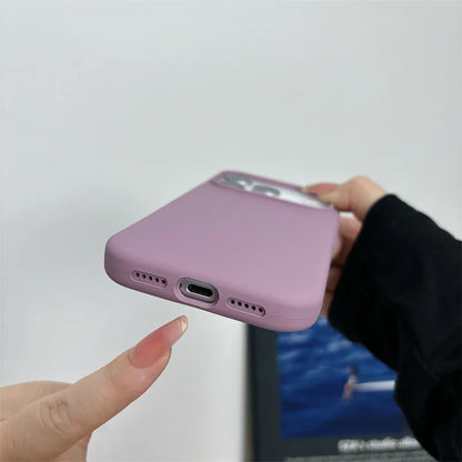 Magnetic Liquid Silicone Case for iPhone 17/17 Air/17 Pro/17 Pro Max For Magsafe Big Camera Hole Cover Shockproof Protective…