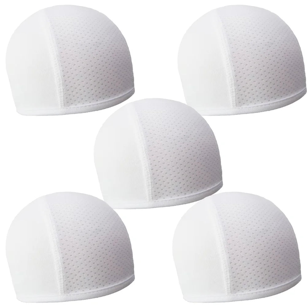 1/2pcs Motorcycle Helmet Inner Cap Hat Quick Dry Breathable Hat Racing Cap Under Helmet Beanie Cap Motocross Motor Helmet Ha…