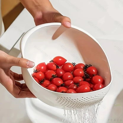 【Hot sales】Rice Drain Basket Rice Filter Fruit and Vegetable Drain Sieve Kitchen Supplies Small Tools Multi-Purpose - image 3