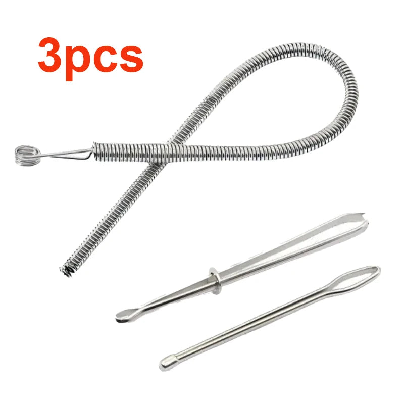 Bendable Spring Drawstring Threader Clip Pants Hoodies Elastic Band Lace Cord Flexible Drawstring Thread DIY Sewing Accessor…