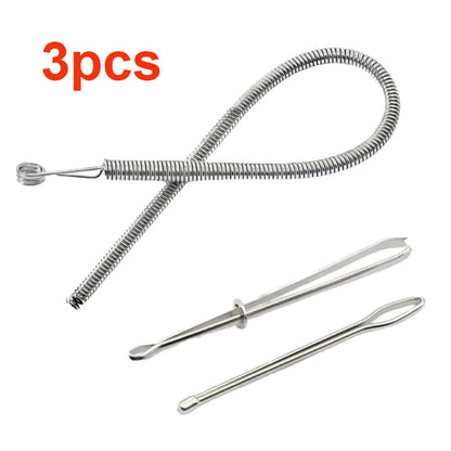 Bendable Spring Drawstring Threader Clip Pants Hoodies Elastic Band Lace Cord Flexible Drawstring Thread DIY Sewing Accessor…