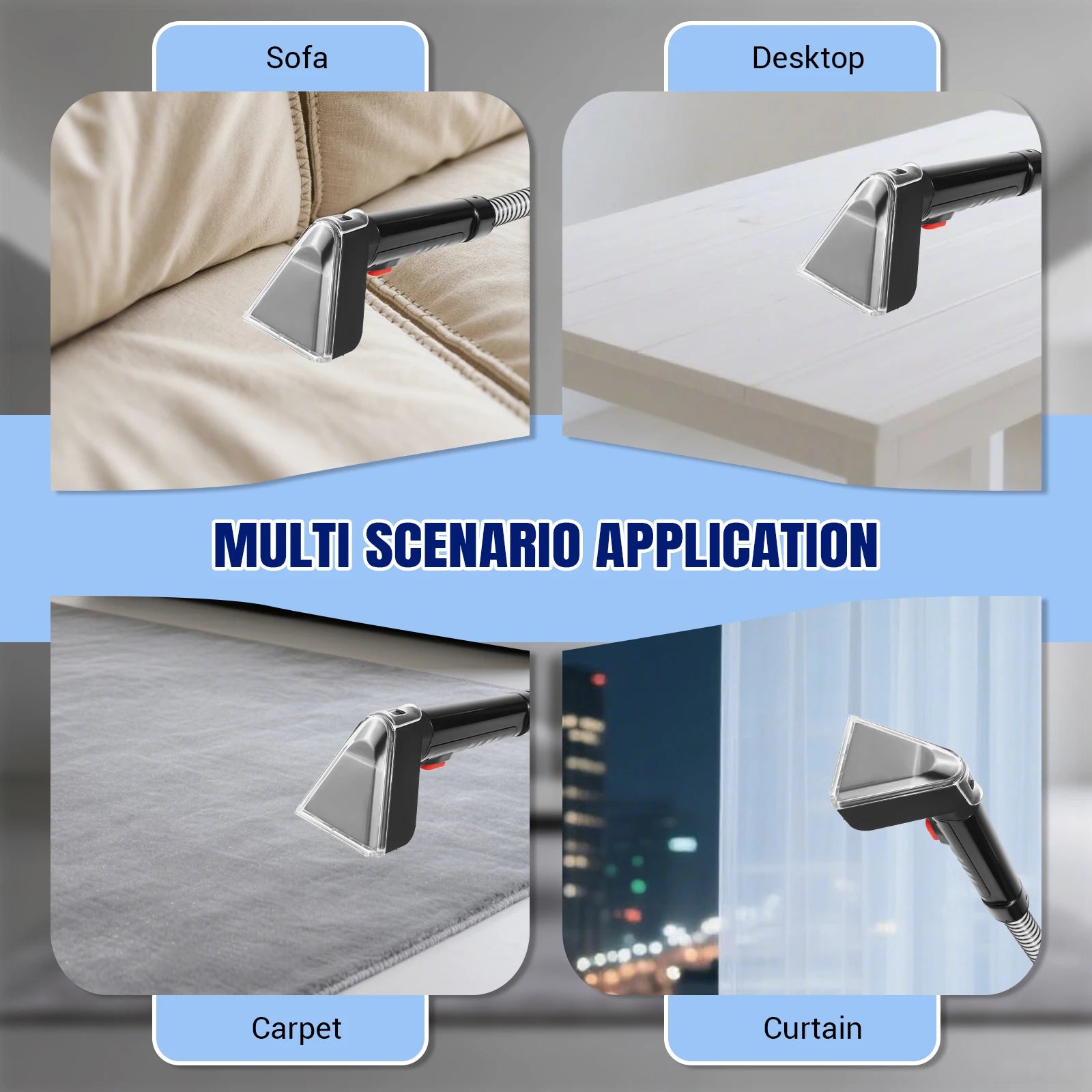 Home Design Spot Cleaner, Fabric, Stain, Car Seats, Upholstery, Pet Messes, Sofa and Carpet Cleaning Machine,suction power o…