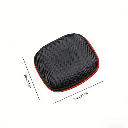Earphone Storage Bag Square Headset Box Indoor Outdoor Travelling Earphones Storaging Case Accessories with Zipper - image 5