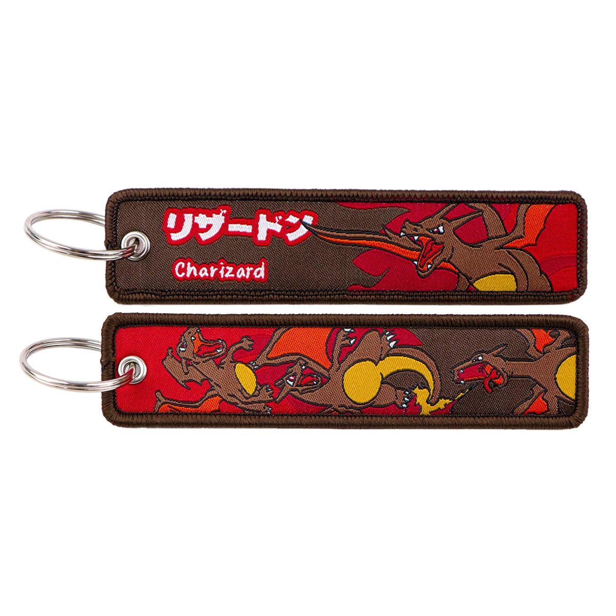 Japanese Anime Elf Monsters Keychain for Cars Backpack Key Holders Embroidery Keyrings Key Tag Jet Tag Accessories Gifts 1pc…