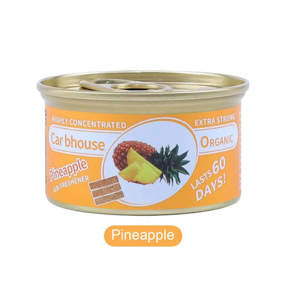 Car Flavoring Car Air Fresheners Perfume Canned Wood Blocks Coffee Flavor Long-Lasting Auto Aromatherapy Car Deodorant Suppl…