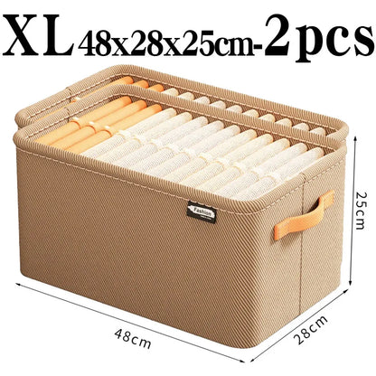 Thicken Clothes Organizer Pants Sweater Storage Cabinets Drawers Organizer Jeans Storage Box Wardrobe Clothes Storage Organi…