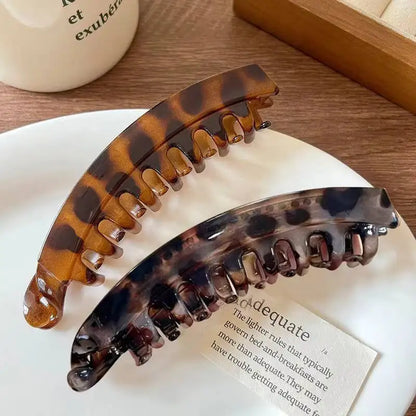 Tortoiseshell Banana Hair Clip Fish Shaped Hairpin For Women Hair Accessories Hairgrips Twist Clamp Ponytail Barrettes Headw…