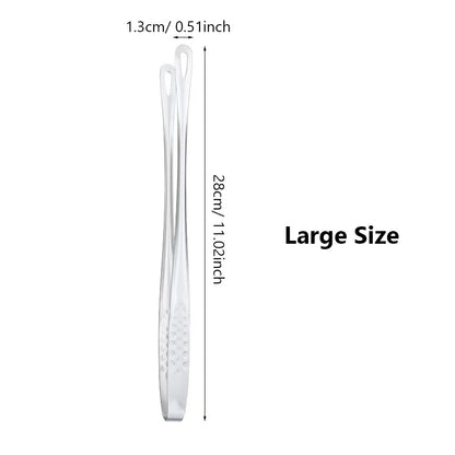 Long Stainless Steel Kitchen Tongs Non-Slip Heat Resistant BBQ Grill Tongs for Steak Seafood Buffet Salad Cooking Tools - im…