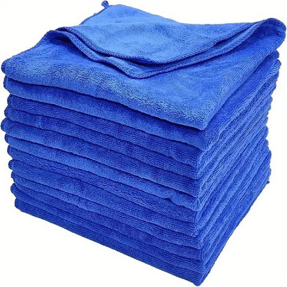 10Pcs Microfiber Towels Car Wash Drying Cloth Towel Household Cleaning Cloths Auto Detailing Polishing Cloth Home Clean Tool…
