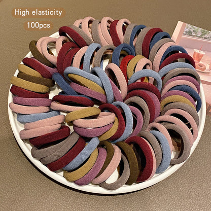 100 seamless, high elasticity, durable Korean style hair accessories with elastic bands suitable for daily use - image 4