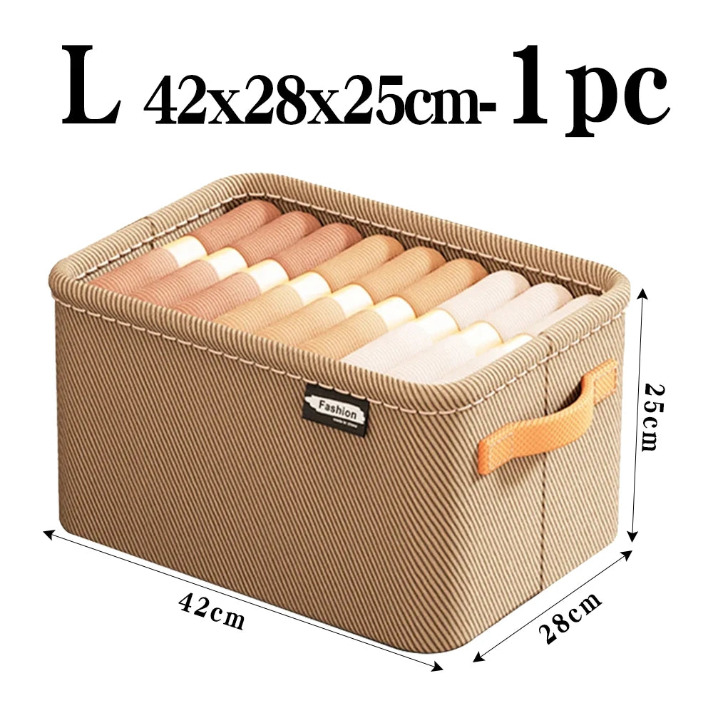 Thicken Clothes Organizer Pants Sweater Storage Cabinets Drawers Organizer Jeans Storage Box Wardrobe Clothes Storage Organi…