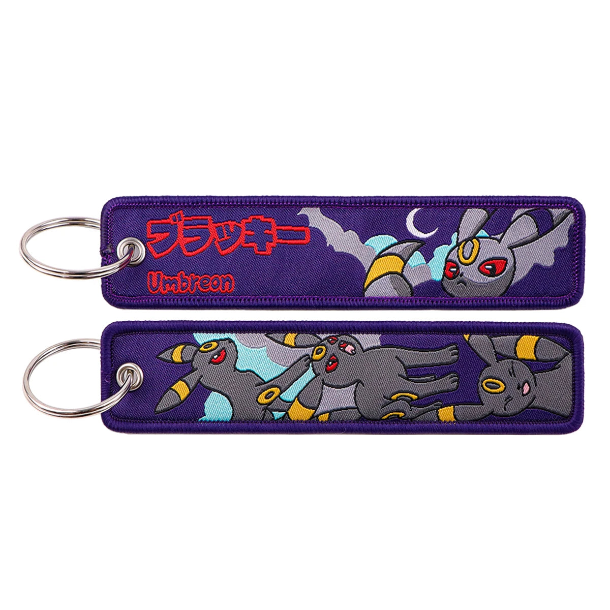 Japanese Anime Elf Monsters Keychain for Cars Backpack Key Holders Embroidery Keyrings Key Tag Jet Tag Accessories Gifts 1pc…