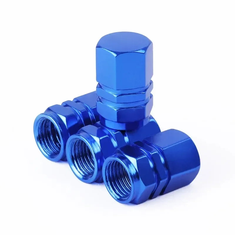 Tire Valve Stem Caps Decorative Tires Accessories Aluminum Alloy Nipple Wheel Caps For Cars Motorcycles Bicycle Cover Dustpr…