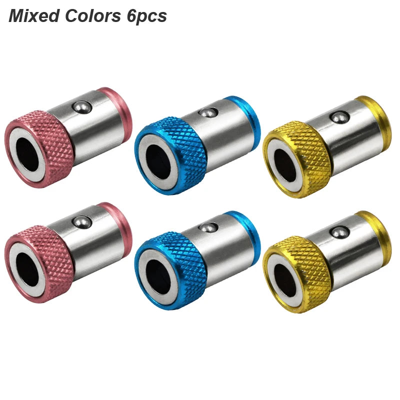 Magnetic Ring Screwdriver Bit Holder Cross Phillips Magnet 1/4 Strong Magnetizer Removable Part Adapter Screw Driver Power T…
