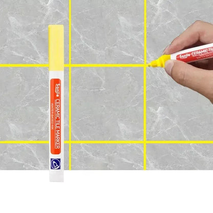 1/3 Pcs Waterproof White Marker Pen Wall Seam Repair Tiles Grout Markers Pens Floor Bathroom Decontamination Paint Brush Too…