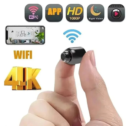 Mini Camera 1080P Clear Night Vision Lightweight Portable Premium Cams Motion Detection Wireless Surveillance Protection Cam…