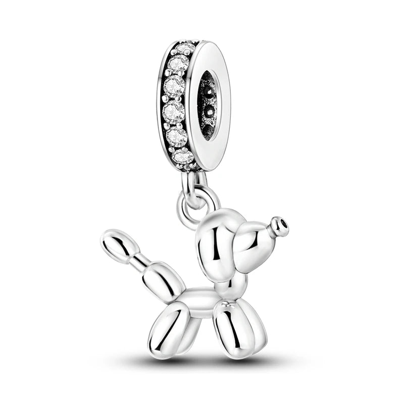 925 Sterling Silver Charms Beads Pendant Tree of Life Dog Elephant Love Heart Charm Fit Original Bracelet DIY Women Jewelry…
