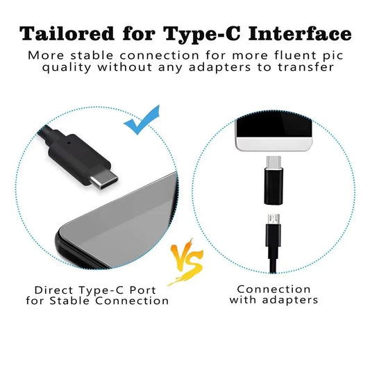 5.5/7.0MM Type-C Endoscope Camera with 6 Adjustable LEDs USB Android Flexible Inspection Borescope for Phone PC - image 2