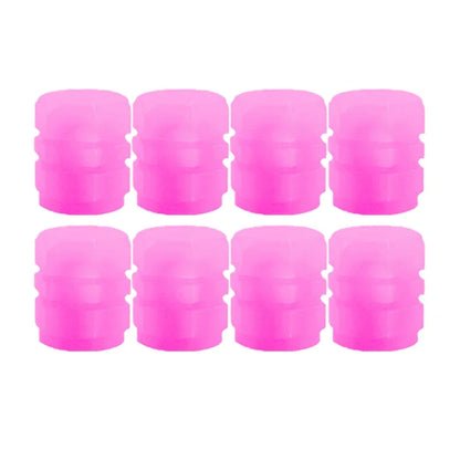Luminous Valve Caps Fluorescent Night Car Tire Valve Caps Motorcycle Bike Glowing Decor Wheel Nozzles Tyre Cap Car Accessori…