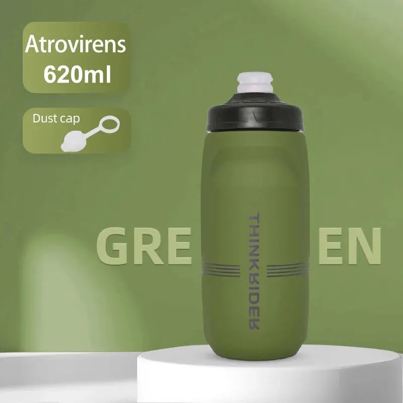 ThinkRider 620ml/750ml Bicycle Bottle MTB Road Bike Water Bottle Outdoor Sports Plastic Portable Large Capacity Drink Cyclin…