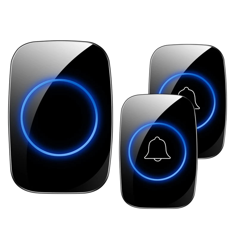 Home Welcome Doorbell Intelligent Wireless Doorbell Waterproof 150M Remote EU AU UK US Plug smart Door Bell Chime no Battery…
