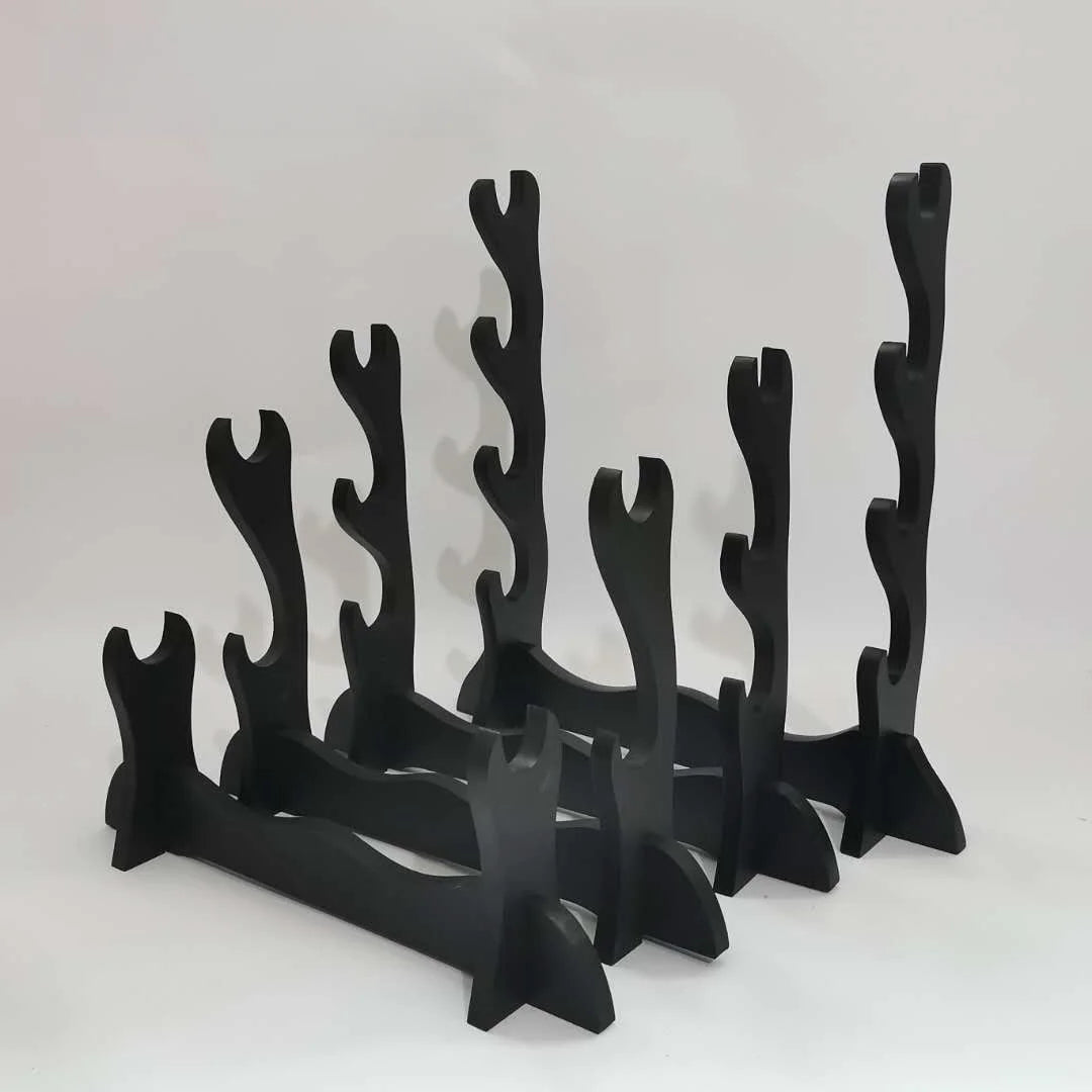 Stand Katana Storage Shelves Wooden Sword Rack Floor Sabre Holder Support Display Japanese Katana Weapon Shelf Home Organize…