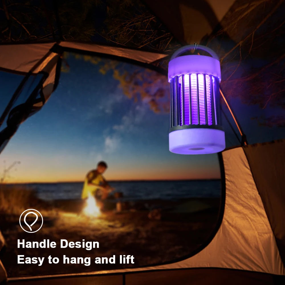 Electric Mosquito Killer Lamp UV Light Bug Zapper Trap USB 5V Summer Fly Swatter Insect Killer Light Camping - image 5