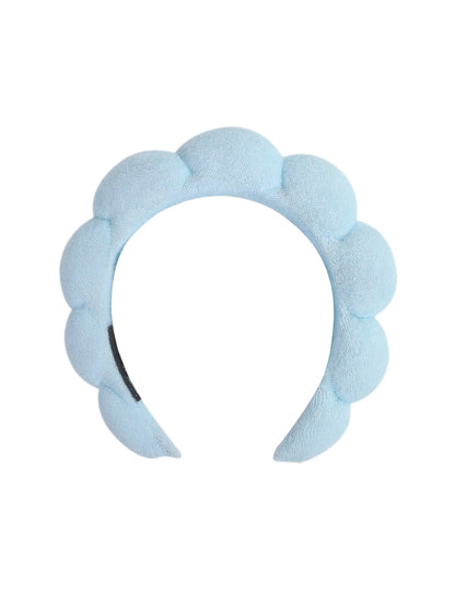 1/3Pcs Fashion Microfiber Washing Wristbands Scrunchies Puffy Headband Spa Bubble Headband for Washing Face Makeup Shower Sk…